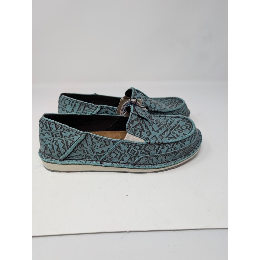 Ariat Women's Cruiser Turq Blanket Emboss slip on shoes NWT sz 7.5